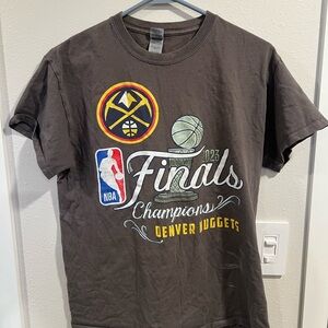 Denver Nuggets 2023 NBA Finals Champions T-Shirt - Gray